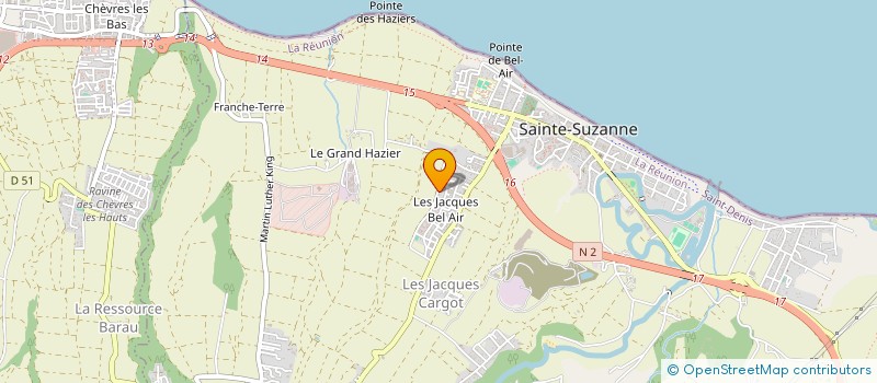 localisation de l'entreprise MONSIEUR SEBASTIEN ALAMELOU  SAINTE-SUZANNE