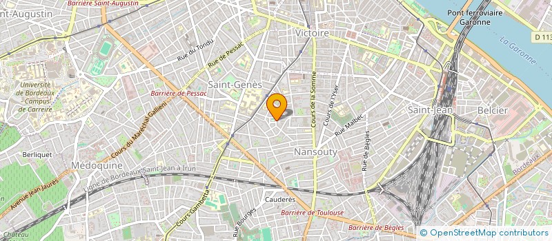 localisation de l'entreprise MONSIEUR SEBASTIEN ALBERT  BORDEAUX