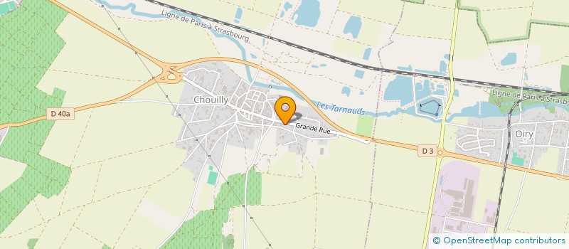 localisation de l'entreprise MONSIEUR SEBASTIEN ALBERT  CHOUILLY