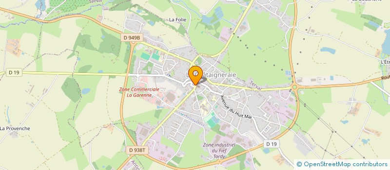 localisation de l'entreprise MONSIEUR SEBASTIEN ALBERT à LA CHATAIGNERAIE