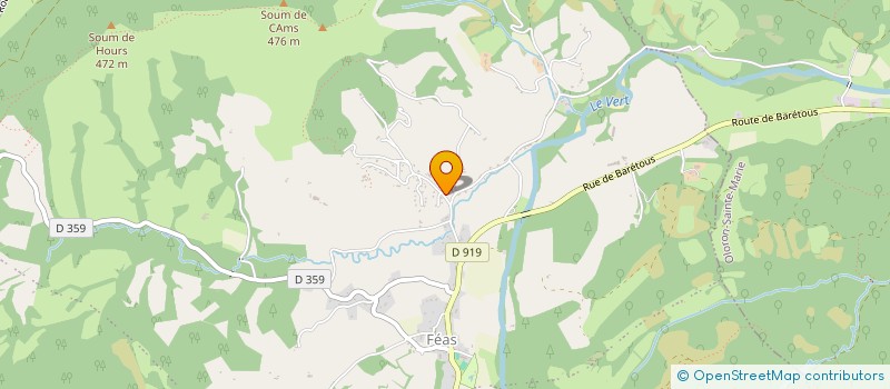 localisation de l'entreprise MONSIEUR SEBASTIEN ALDALUR  ANCE FEAS