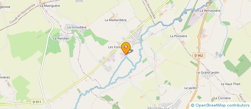 localisation de l'entreprise MONSIEUR SEBASTIEN ALEMANY à MONTILLY-SUR-NOIREAU