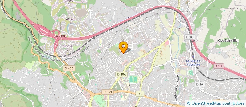 localisation de l'entreprise MONSIEUR SEBASTIEN ALFONSI  LA CIOTAT