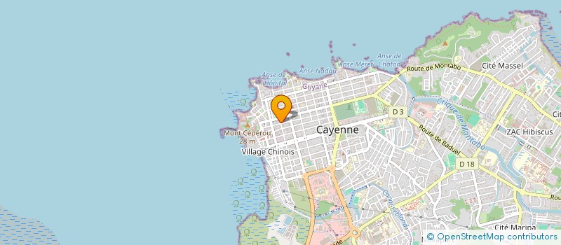 localisation de l'entreprise MONSIEUR SEBASTIEN ALIBERT  CAYENNE