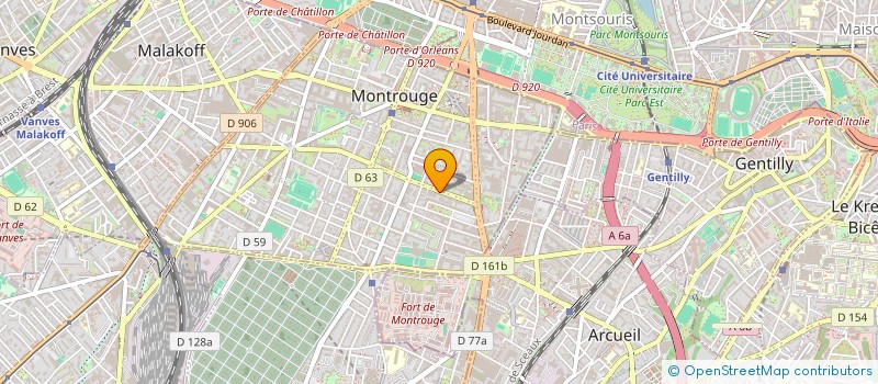 localisation de l'entreprise MONSIEUR SEBASTIEN ALLAIN  MONTROUGE