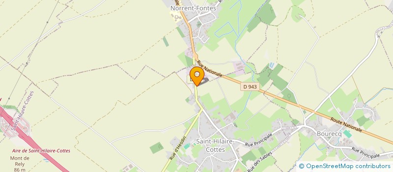 localisation de l'entreprise MONSIEUR SEBASTIEN ALLART  SAINT-HILAIRE-COTTES