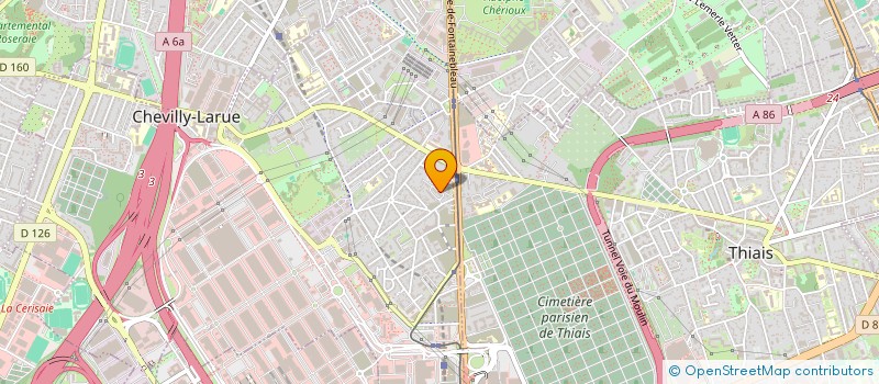 localisation de l'entreprise MONSIEUR SEBASTIEN ALLEAUME  CHEVILLY-LARUE