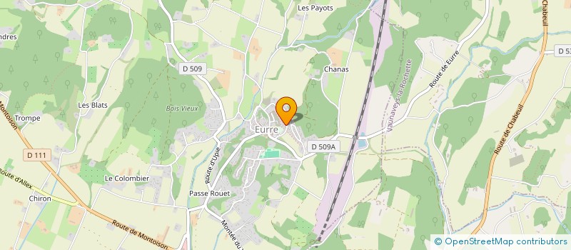 localisation de l'entreprise MONSIEUR SEBASTIEN ALLOIX à EURRE