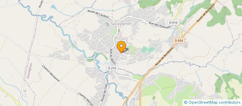 localisation de l'entreprise MONSIEUR SEBASTIEN ALMEIDA MELEIRO  SAUVAGNON