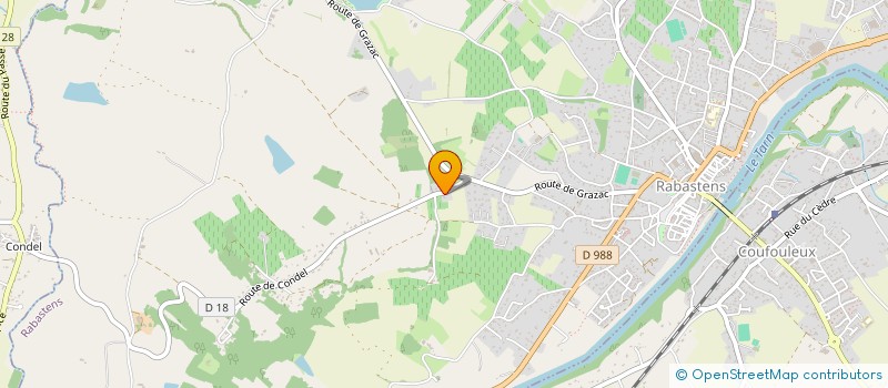 localisation de l'entreprise MONSIEUR SEBASTIEN ALQUIER  RABASTENS