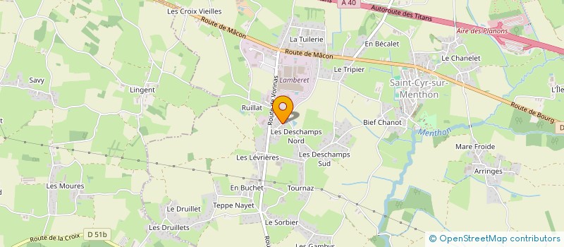 localisation de l'entreprise MONSIEUR SEBASTIEN AMAND à SAINT-CYR-SUR-MENTHON