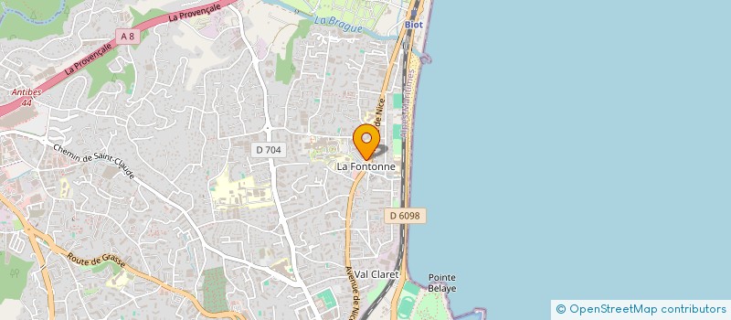 localisation de l'entreprise MONSIEUR SEBASTIEN AMATHIEU à ANTIBES