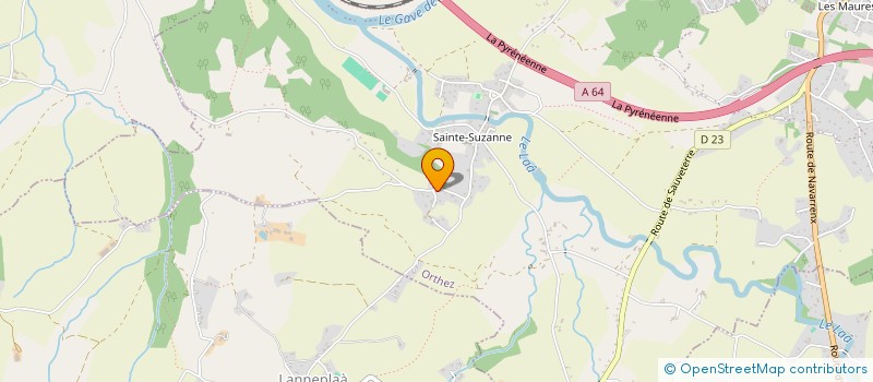 localisation de l'entreprise MONSIEUR SEBASTIEN AMBROISE  ORTHEZ