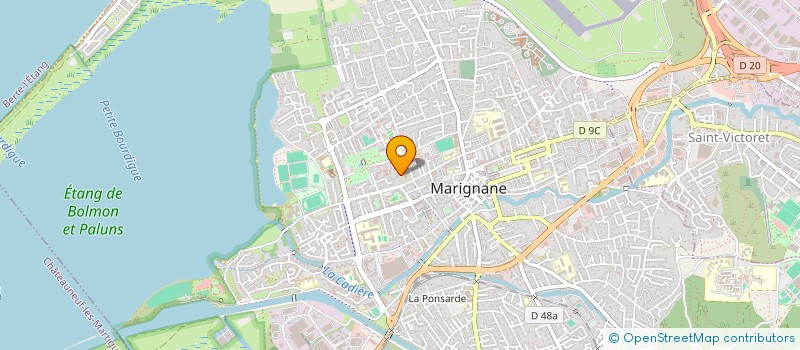 localisation de l'entreprise MONSIEUR SEBASTIEN AMBROSINO  MARIGNANE
