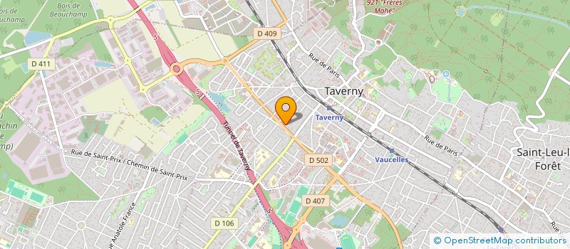 localisation de l'entreprise MONSIEUR SEBASTIEN AMOKRANE  TAVERNY