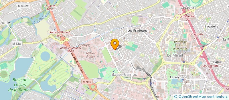 localisation de l'entreprise MONSIEUR SEBASTIEN AMOUROUX à TOULOUSE