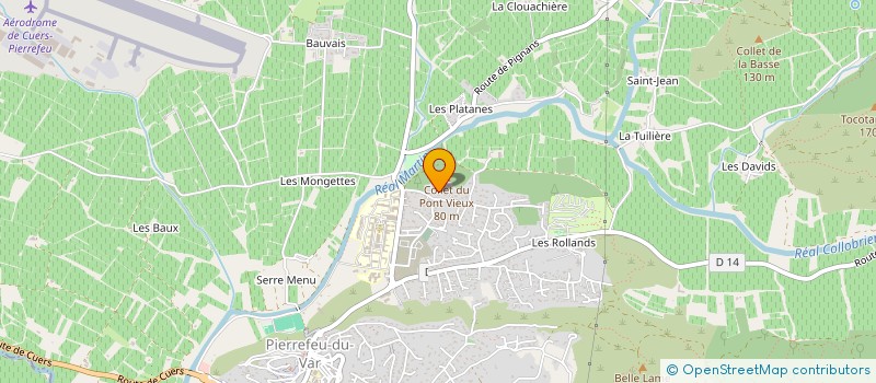 localisation de l'entreprise MONSIEUR SEBASTIEN ANDREOLI  PIERREFEU-DU-VAR