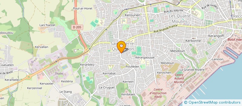 localisation de l'entreprise MONSIEUR SEBASTIEN ANDRIES à BREST