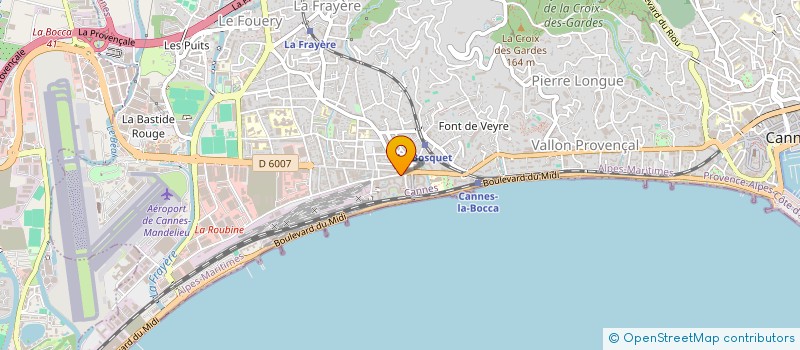 localisation de l'entreprise MONSIEUR SEBASTIEN ANDRIEUX à CANNES