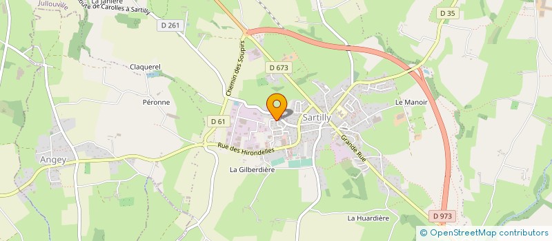 localisation de l'entreprise MONSIEUR SEBASTIEN ANFRAY  SARTILLY-BAIE-BOCAGE