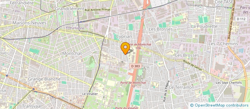 localisation de l'entreprise MONSIEUR SEBASTIEN ANGEON  BRON