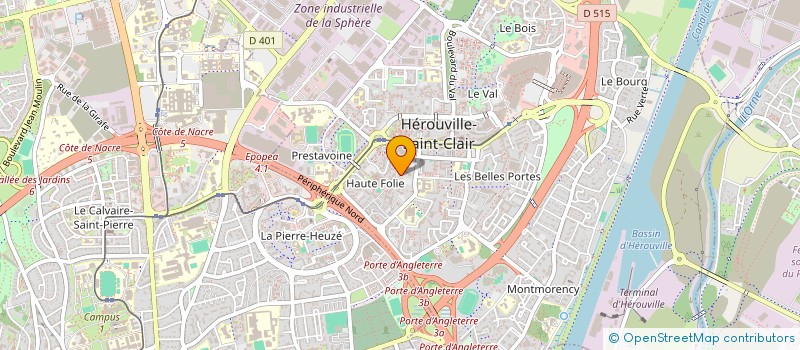 localisation de l'entreprise MONSIEUR SEBASTIEN ANNE à HEROUVILLE SAINT CLAIR