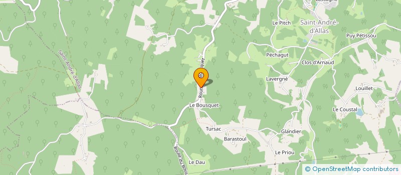 localisation de l'entreprise MONSIEUR SEBASTIEN ANSELIN  SAINT-ANDRE-D'ALLAS