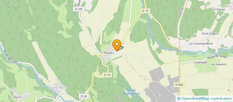 localisation de l'entreprise MONSIEUR SEBASTIEN ANTHELME  ARBOYS EN BUGEY