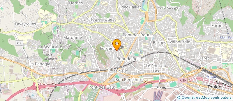 localisation de l'entreprise MONSIEUR SEBASTIEN ANTOINE à TOULON