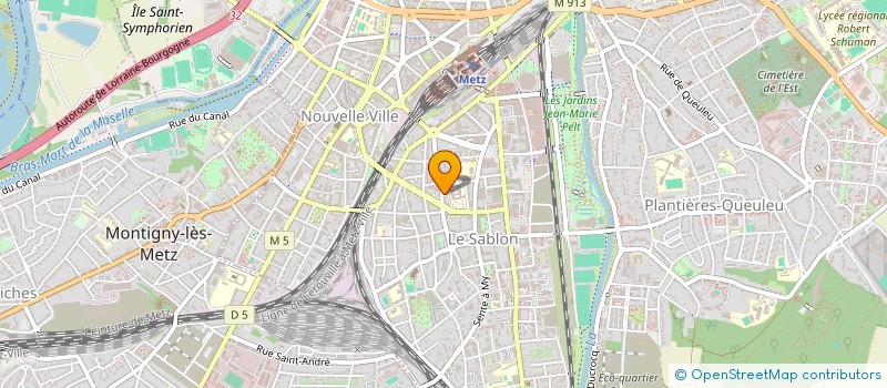 localisation de l'entreprise MONSIEUR SEBASTIEN ANTOINE  METZ