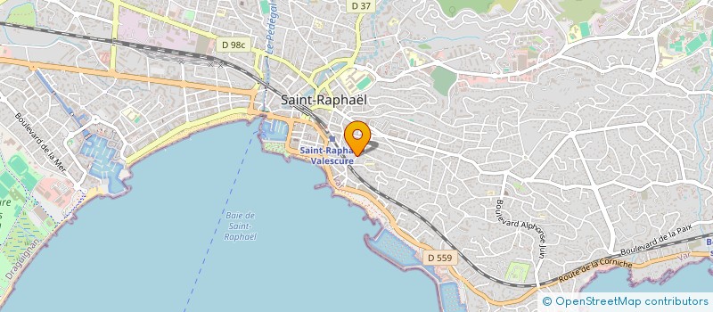 localisation de l'entreprise MONSIEUR SEBASTIEN ANTOINE  SAINT-RAPHAEL