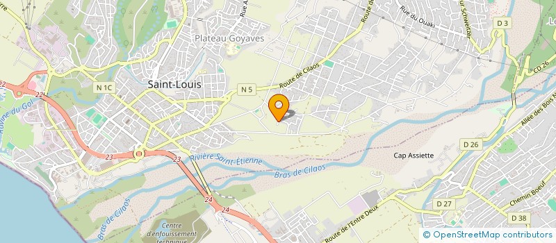 localisation de l'entreprise MONSIEUR SEBASTIEN ANTOINETTE  SAINT-LOUIS