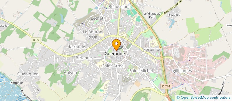 localisation de l'entreprise MONSIEUR SEBASTIEN AOUSTIN à GUERANDE