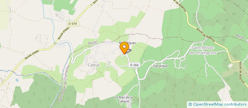 localisation de l'entreprise MONSIEUR SEBASTIEN APILLUELO  SAINT-PRIVAT-DE-CHAMPCLOS