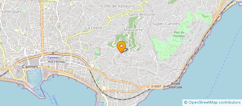 localisation de l'entreprise MONSIEUR SEBASTIEN ARAGON à CANNES