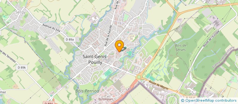 localisation de l'entreprise MONSIEUR SEBASTIEN ARBEZ à SAINT-GENIS-POUILLY