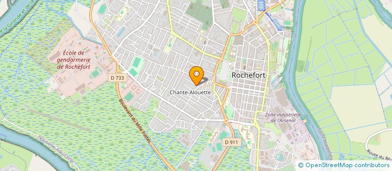 localisation de l'entreprise MONSIEUR SEBASTIEN ARCHAMBEAUD  ROCHEFORT