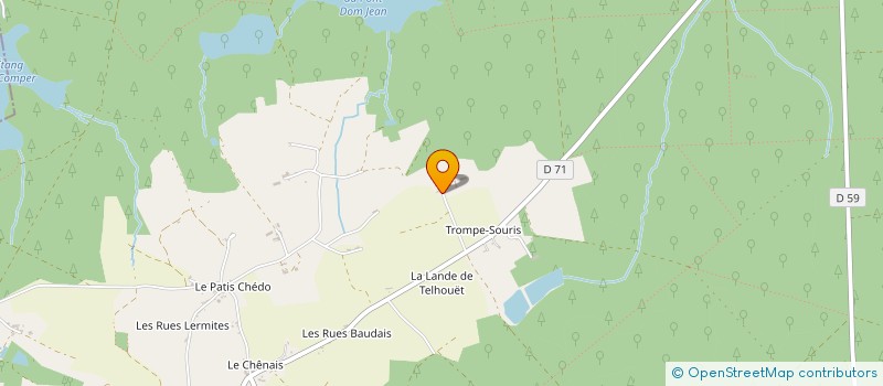 localisation de l'entreprise MONSIEUR SEBASTIEN ARCHIER  PAIMPONT