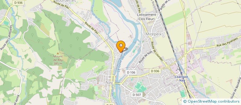 localisation de l'entreprise MONSIEUR SEBASTIEN ARENAS  NAY