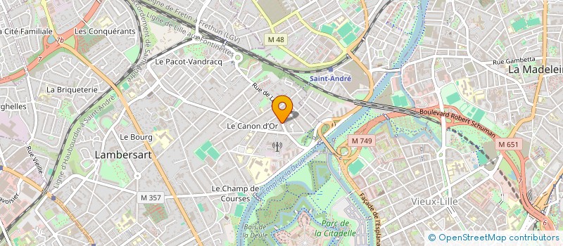localisation de l'entreprise MONSIEUR SEBASTIEN ARGIOLAS à LAMBERSART