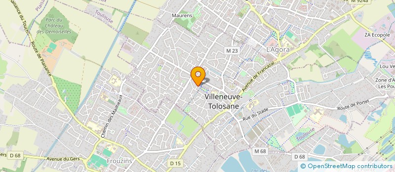 localisation de l'entreprise MONSIEUR SEBASTIEN ARILLA à VILLENEUVE-TOLOSANE