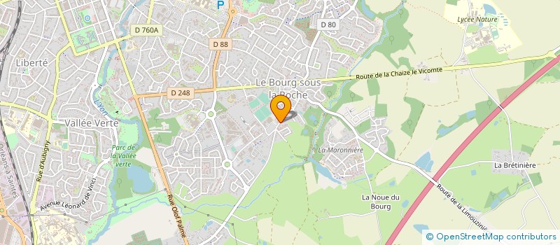 localisation de l'entreprise MONSIEUR SEBASTIEN ARNAUD à LA ROCHE-SUR-YON