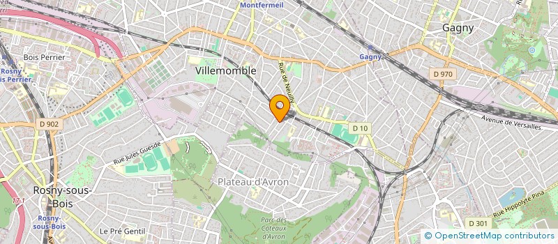 localisation de l'entreprise MONSIEUR SEBASTIEN ARNAULT à VILLEMOMBLE