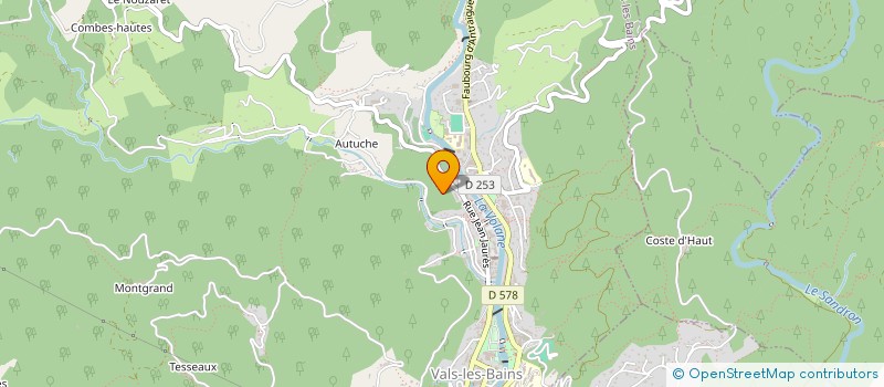 localisation de l'entreprise MONSIEUR SEBASTIEN ARNOLD à VALS-LES-BAINS