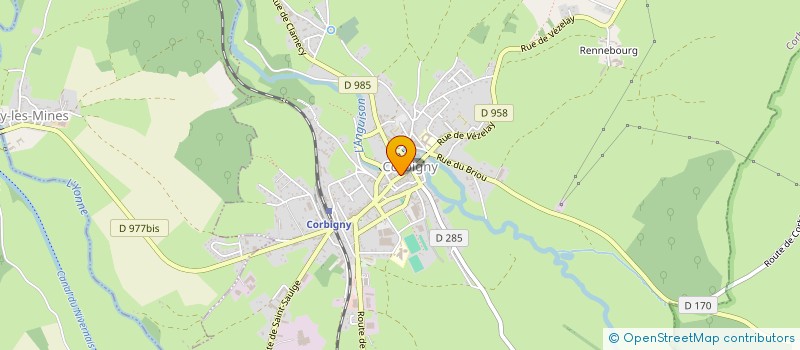 localisation de l'entreprise MONSIEUR SEBASTIEN ARNOLD  CORBIGNY