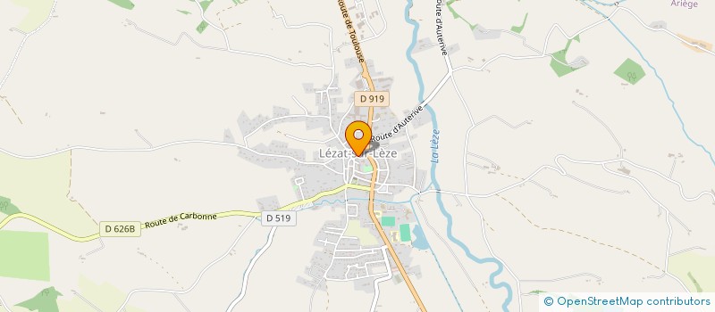localisation de l'entreprise MONSIEUR SEBASTIEN ARSENAULT à LEZAT-SUR-LEZE