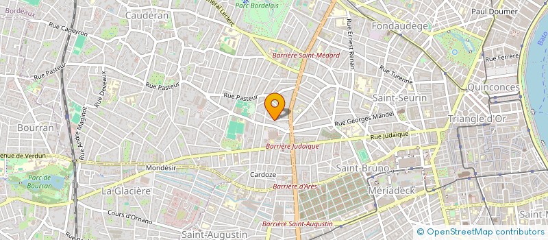 localisation de l'entreprise MONSIEUR SEBASTIEN ARTAUD  BORDEAUX