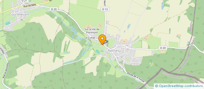 localisation de l'entreprise MONSIEUR SEBASTIEN ASMUS à RECHESY