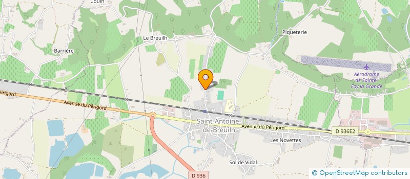 localisation de l'entreprise MONSIEUR SEBASTIEN ASSERE  SAINT-ANTOINE-DE-BREUILH