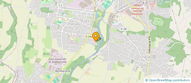 localisation de l'entreprise MONSIEUR SEBASTIEN ATTALI  CHARVIEU-CHAVAGNEUX